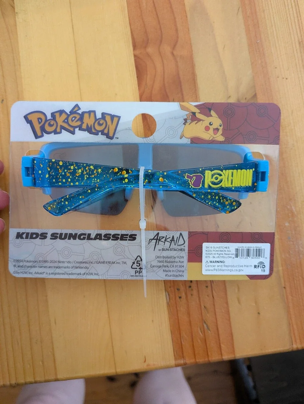 Arkaid Kids Sunglasses Lot - Spider-Man & Pokémon Shield Glasses